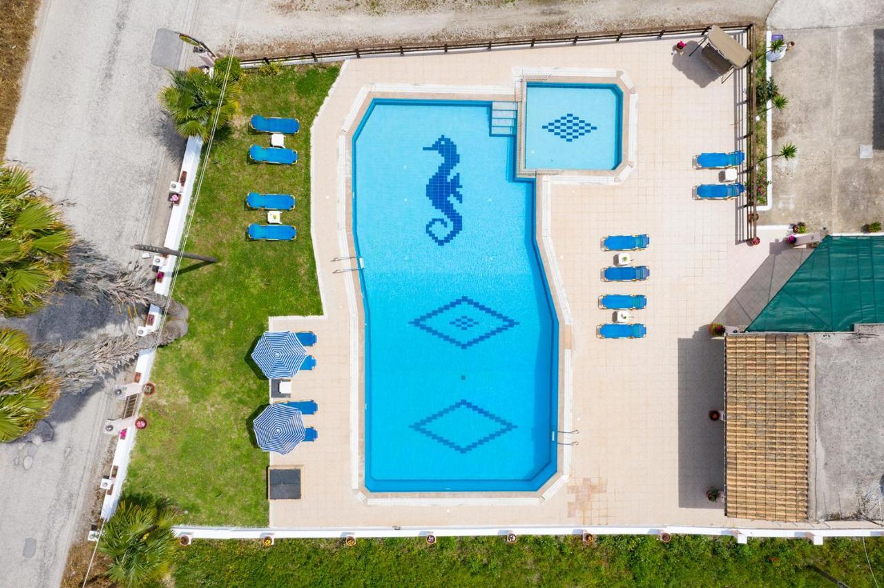 Nikos Pool Apartments - Ground Floor Sidárion Buitenkant foto